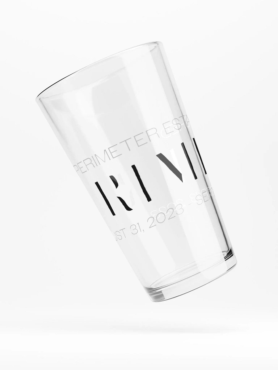 Perimeter | Pint Glass by Nik the Hat product image (4)