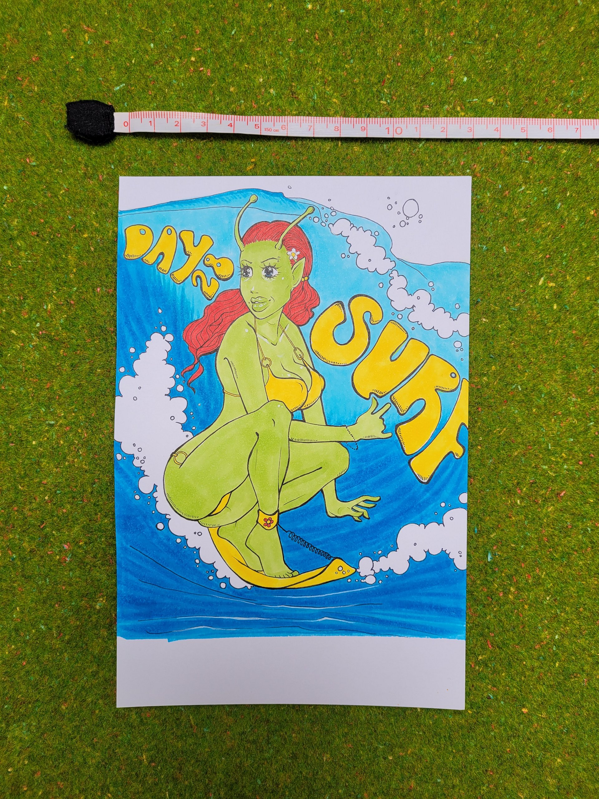 Pinuptober 2024 Day 28 - Original Drawing product image (1)
