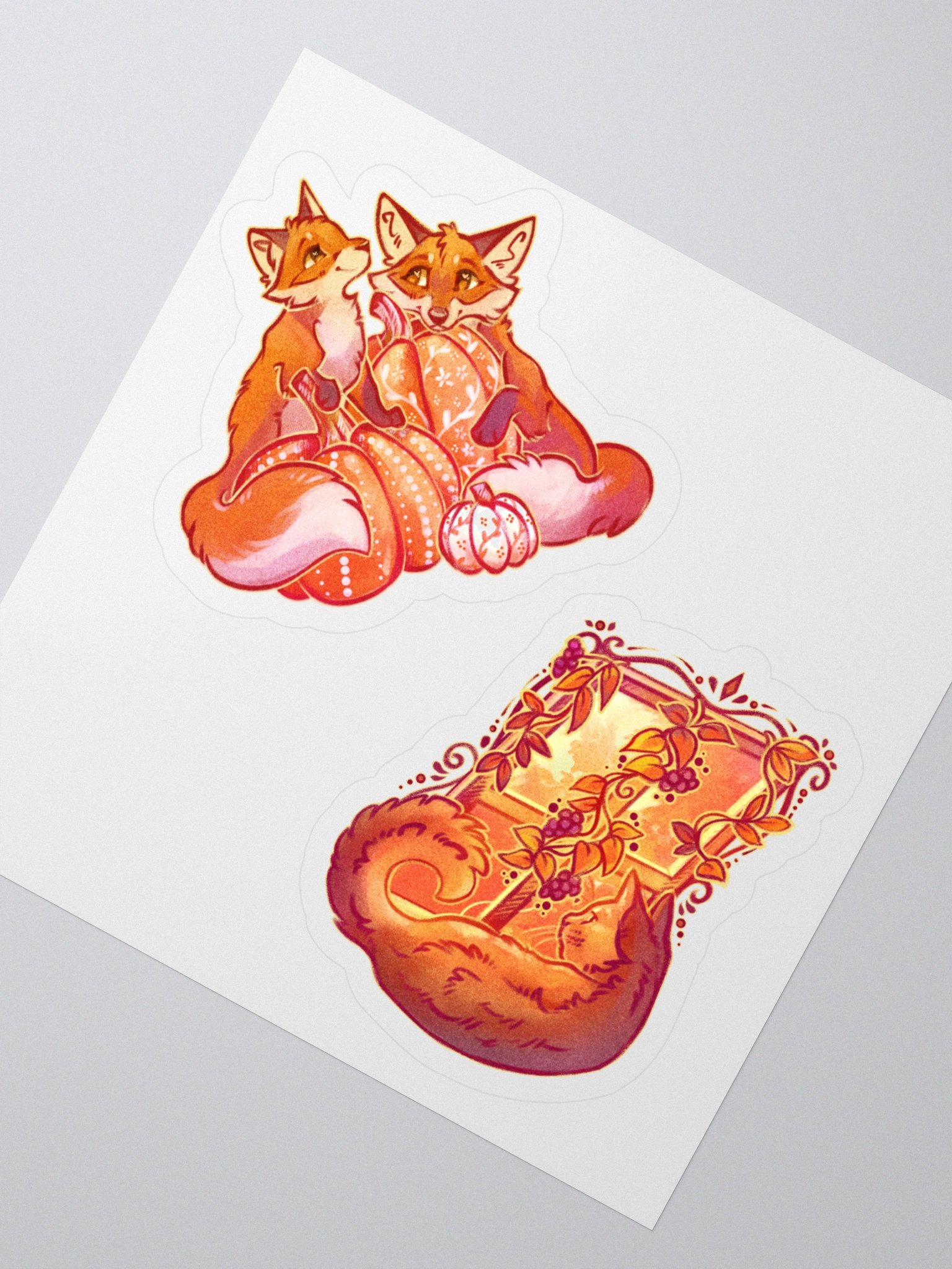 Golden autumn | Kiss-cut sticker sheet product image (2)