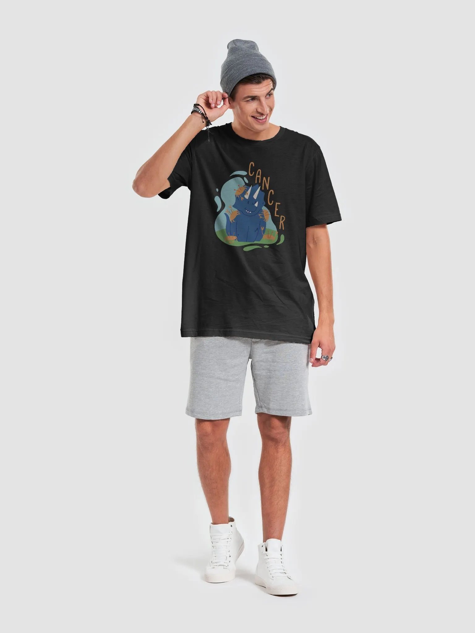 Adult Cancer Dino T-Shirt product image (26)