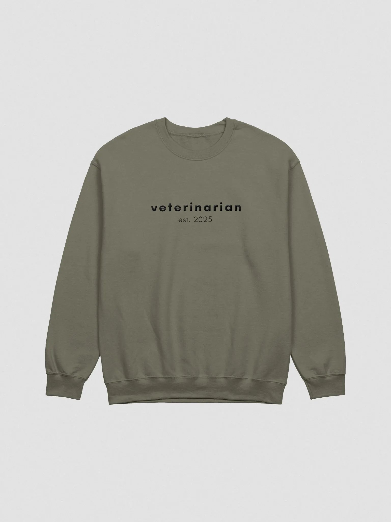 VETERINARIAN Established 2025 Embroidered Crewneck Sweatshirt product image (2)