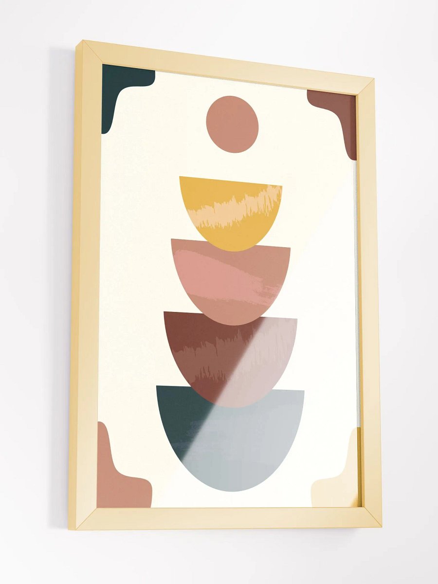 Geometric Harmony Framed Poster product image (13)
