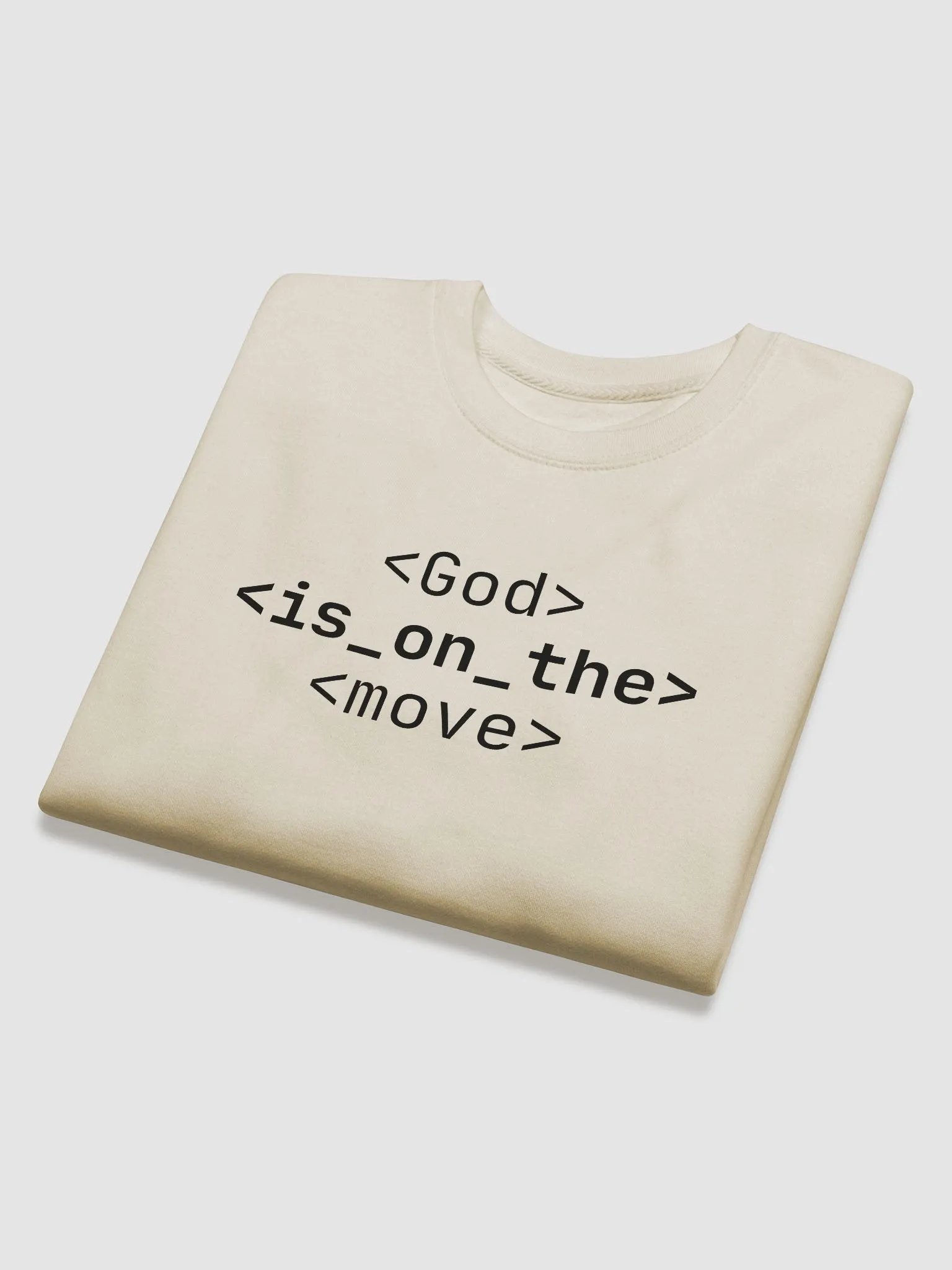 Sweatshirt God Is On The Move (Dark font) product image (13)