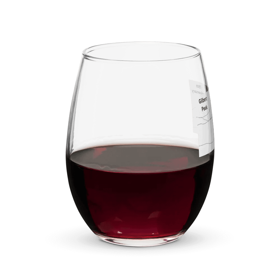 Gilbert Peak wine glass (75th Anniversary climb) product image (8)