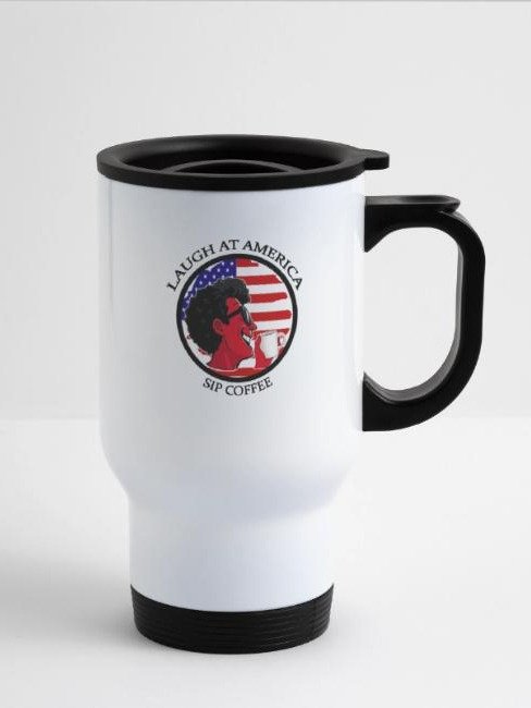 Laugh At America Sip Coffee Digital Art Print Download product image (3)