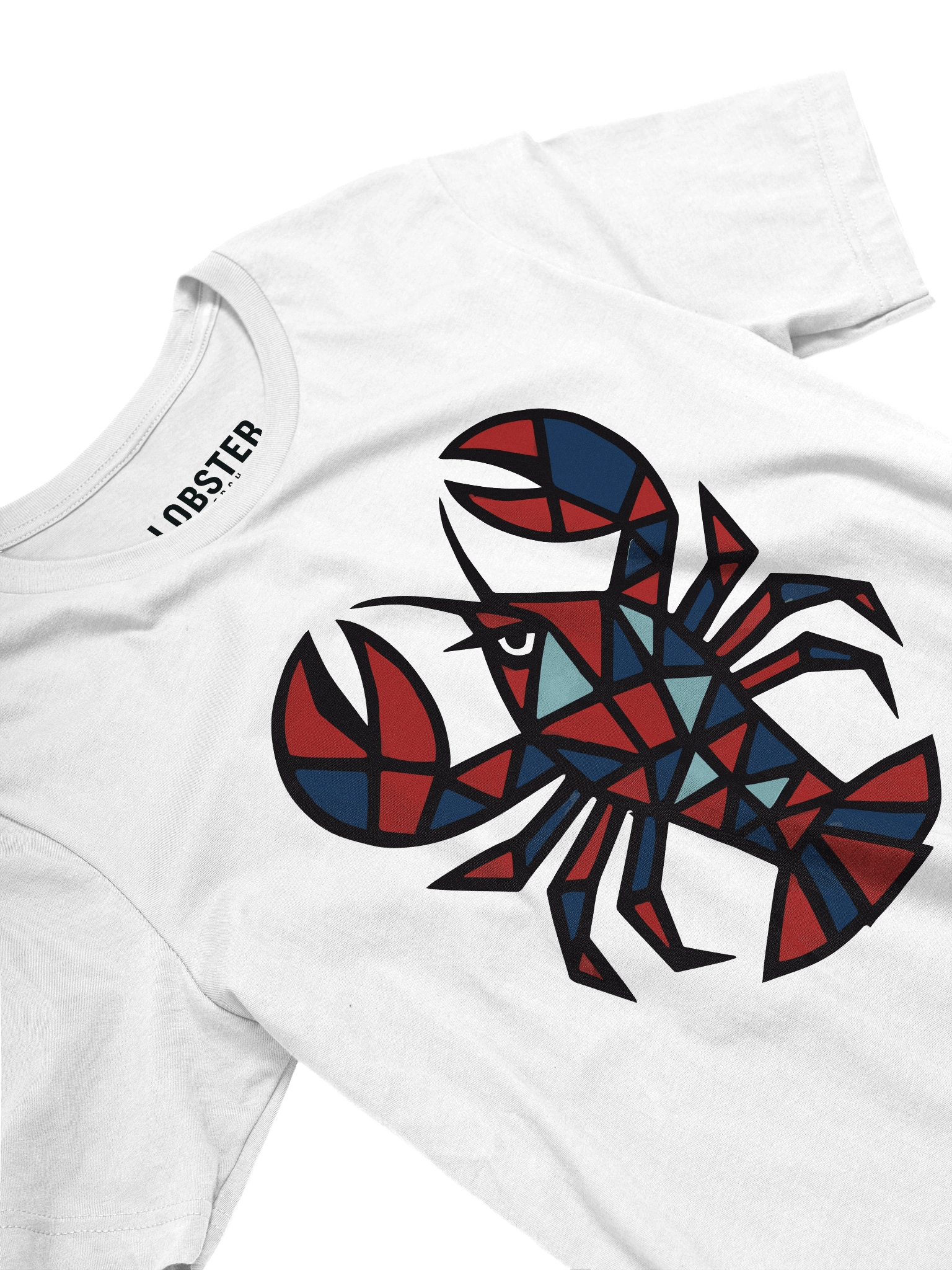 Lobster Cubism T-Shirt | Abstract Picasso-Style Lobster Art Tee product image (3)