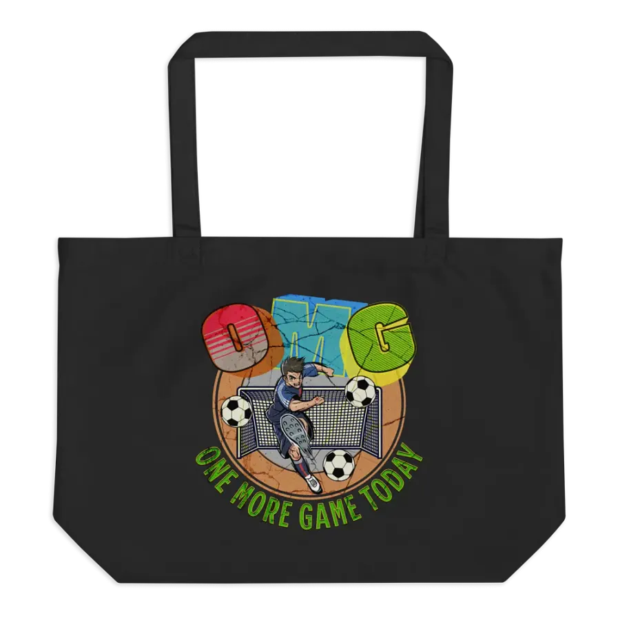 OMG One More Game Today Soccer Madness Tote Bag product image (1)