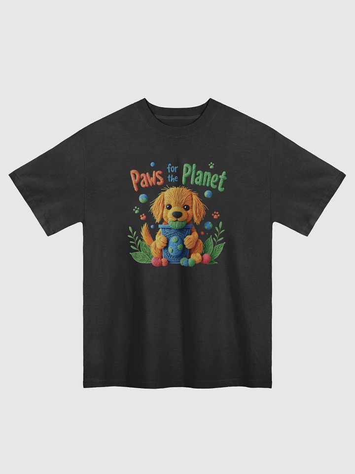 Paws for the Planet - Cute Eco-Friendly Dog Earth Day T-Shirt product image (4)