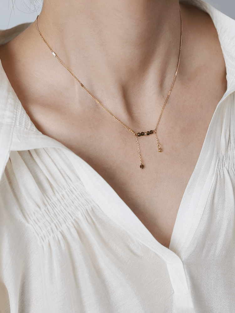 Wind Tassel Necklace | 18K Gold Plated. product image (3)