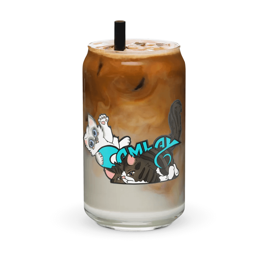 Can-Shaped Glass: Luigi & Ariel Logo product image (36)