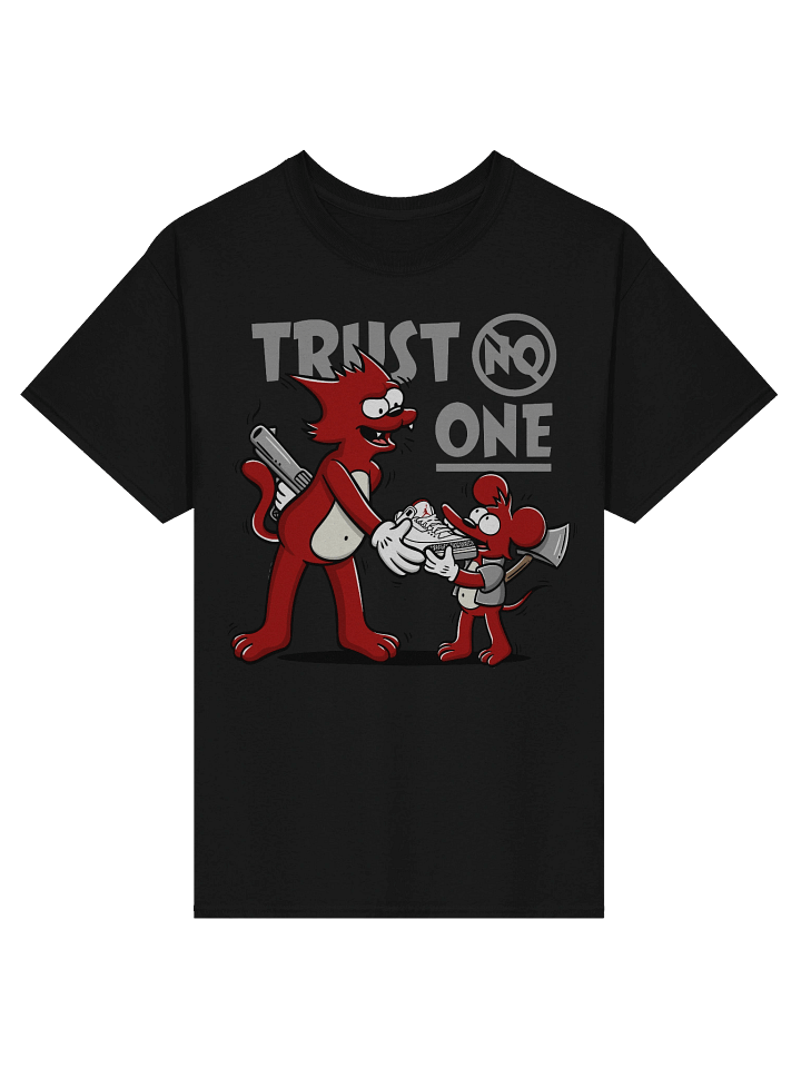 Trust No One Cartoon T-Shirt product image (1)