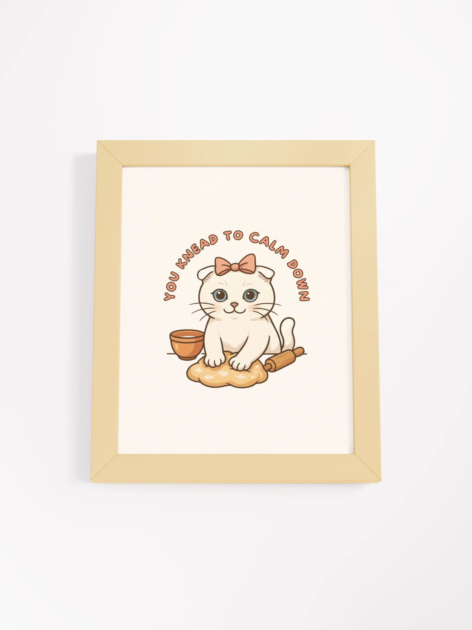 Knead to Calm Down Framed Artwork - The Life of a Loaf Collection product image (5)