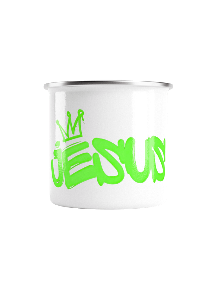 Jesus The King Of Kings Enamel Mug product image (1)