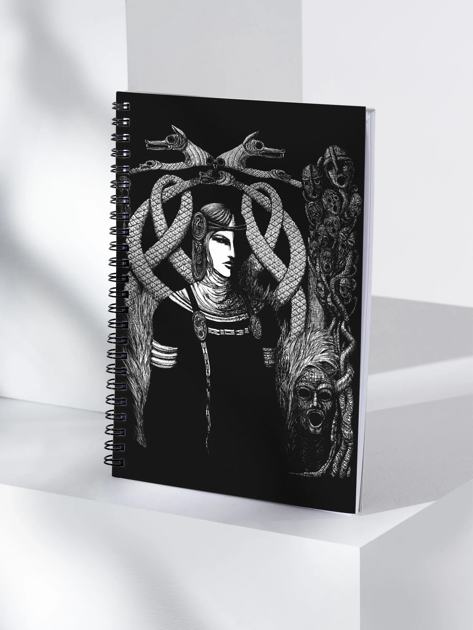 Hel in Black Spiral Notebook product image (4)