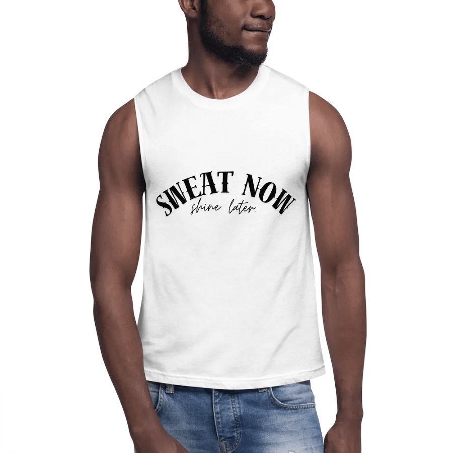 Bella+Canvas Muscle Tank ⚪️ Sweat now, shine later product image (6)