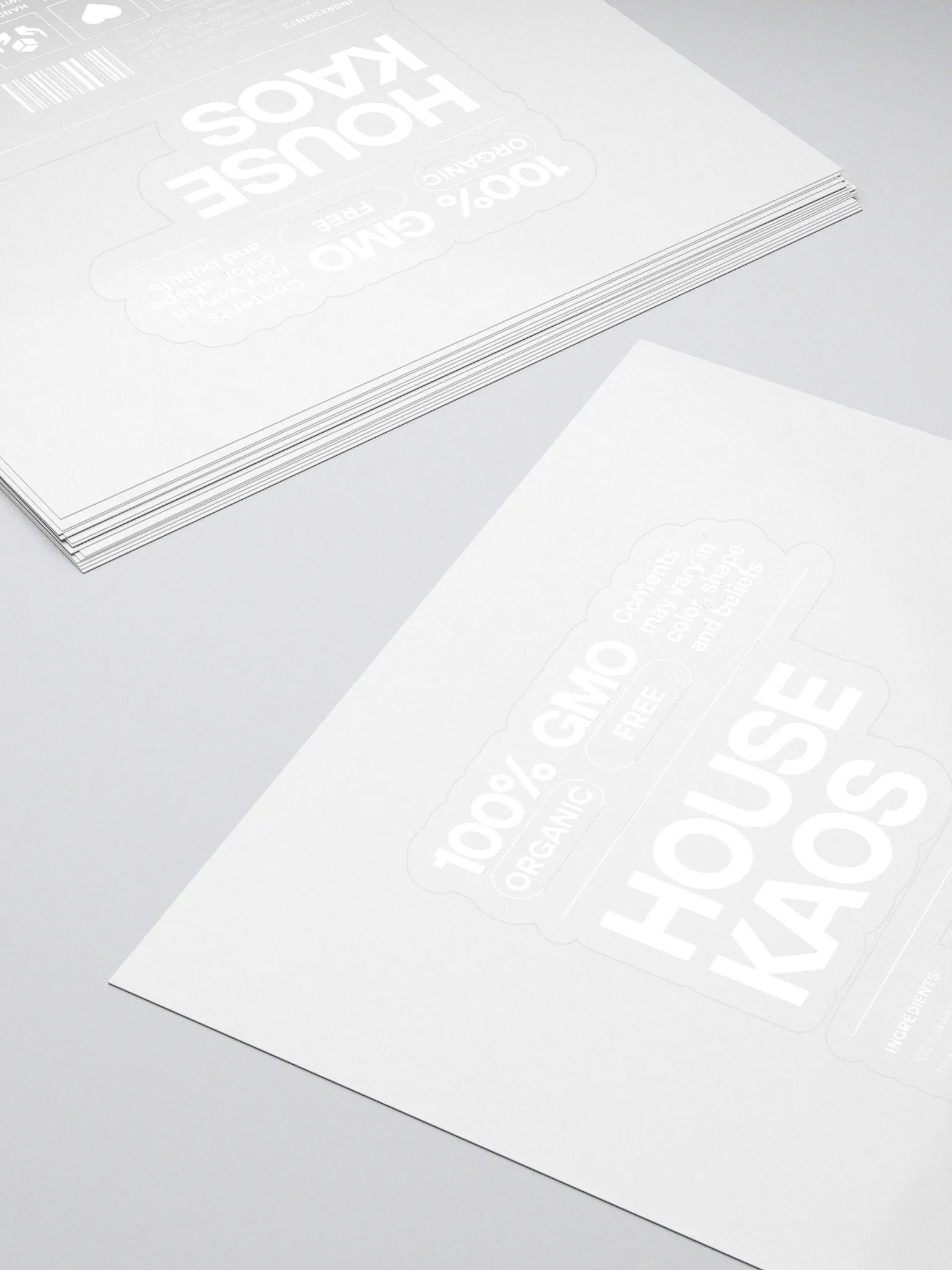 Organic House Kaos Stickers product image (4)