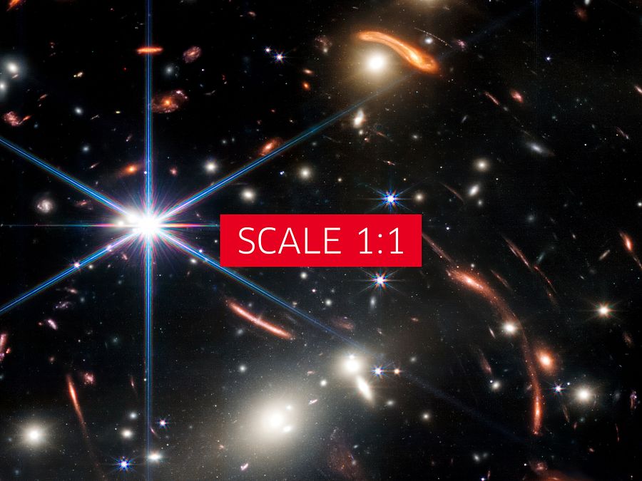 James Webb's First Deep Field (James Webb/JWST) — space poster, science poster, space photo, space art, jwst picture product image (5)