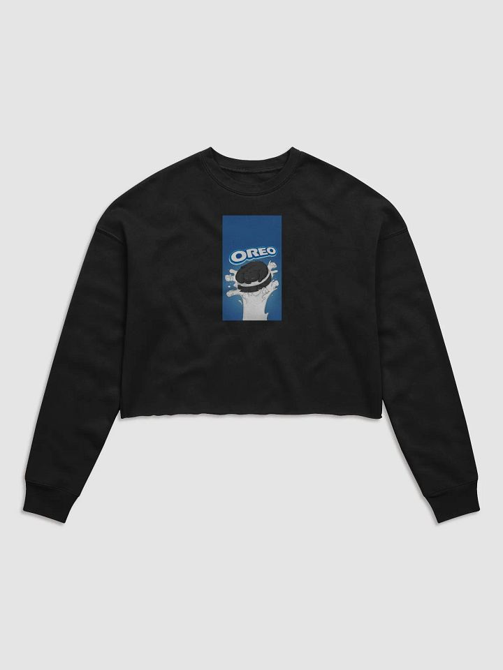 Meow Oreo Cat Crop Sweatshirt product image (2)