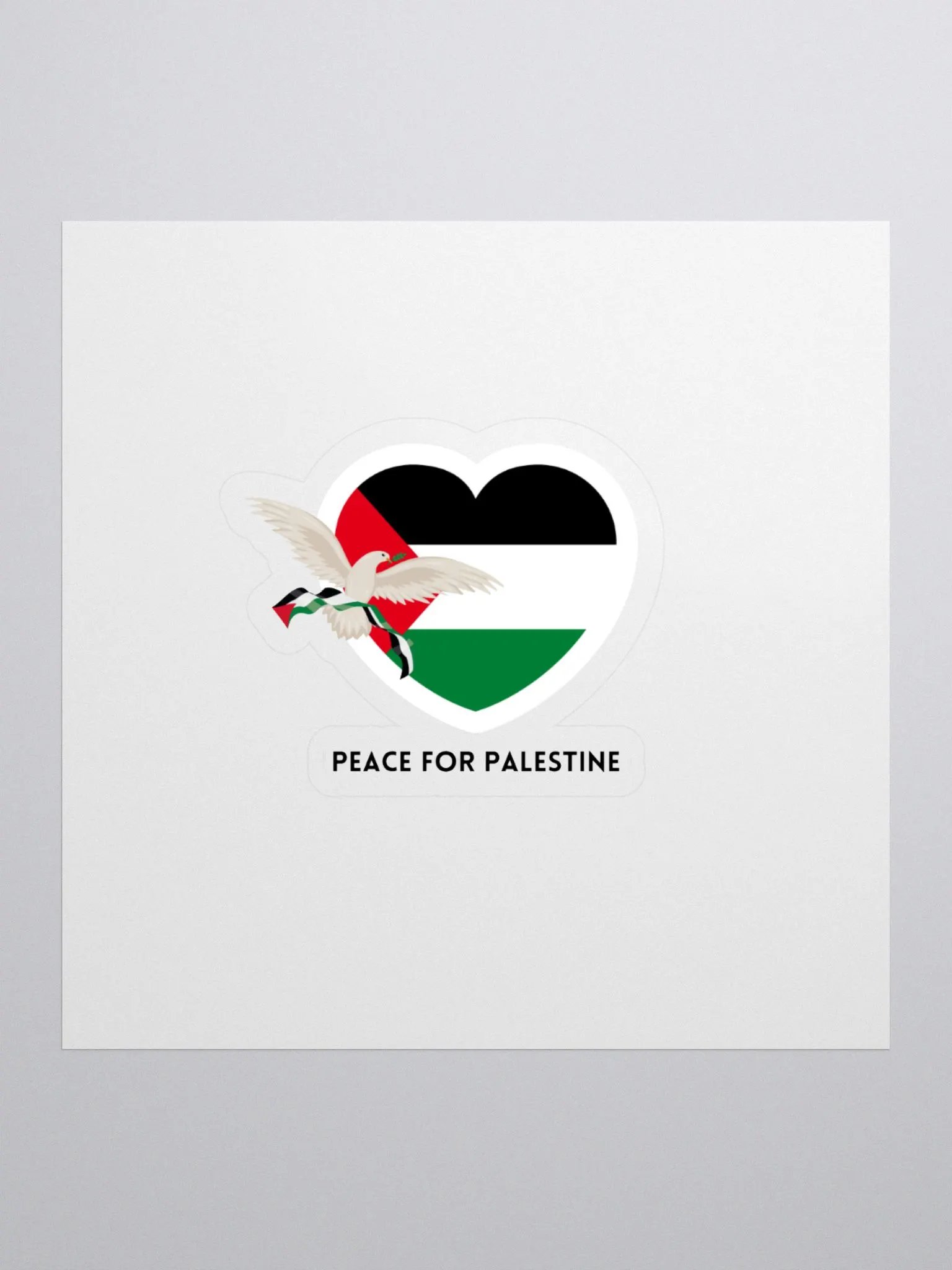 Palestinian Love and Peace Stickers product image (1)