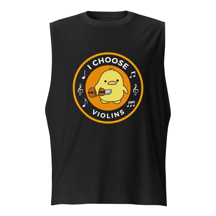 I choose violins Bella+Canvas Muscle Tank product image (1)