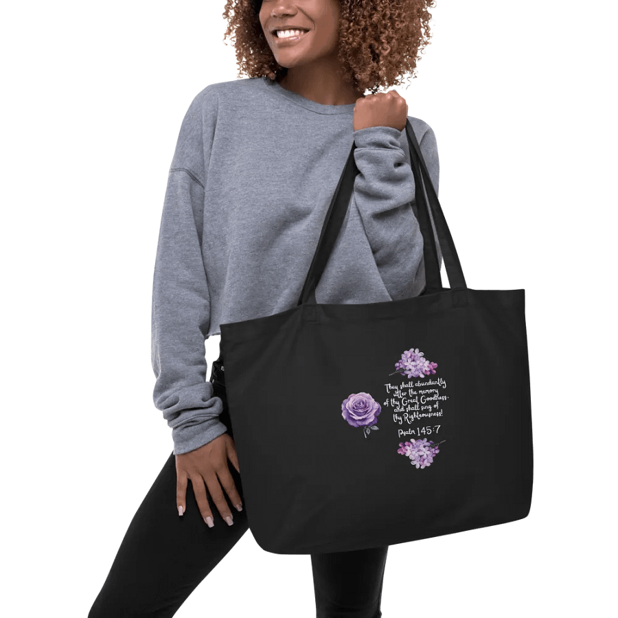 Psalm 145:7 Tote Bag! product image (3)