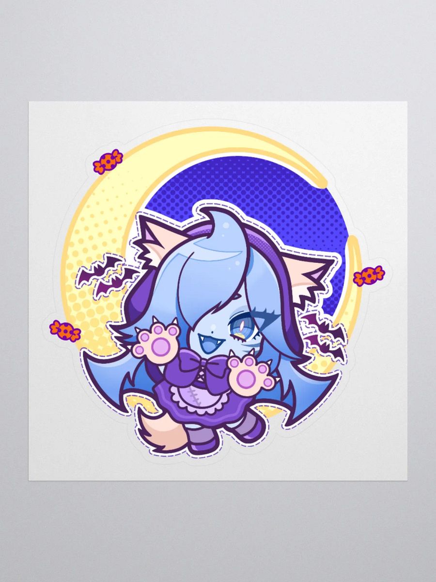 Shark Night Halloween Sticker product image (2)
