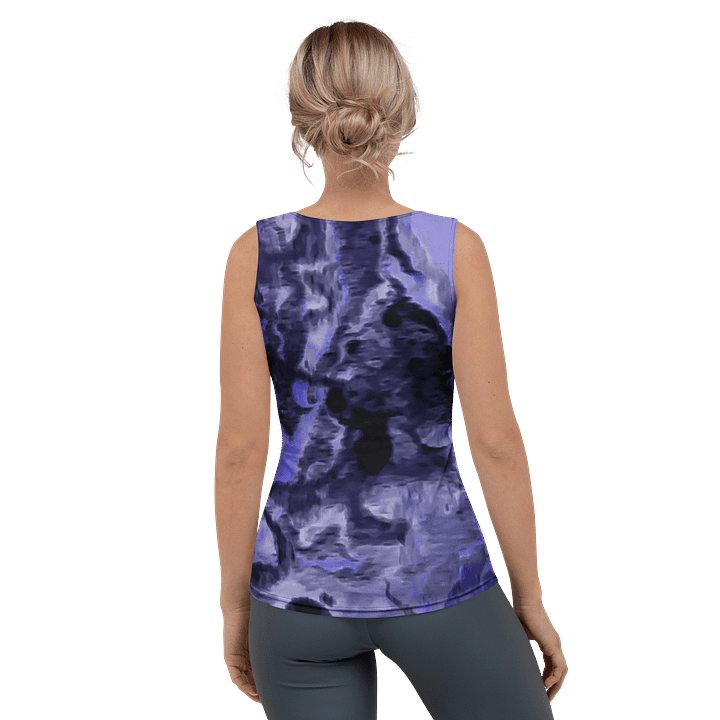 Purple Fluid Art Tank Top product image (2)