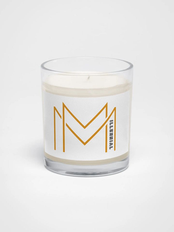 Millennial Soy Wax Candle- mustard logo product image (1)
