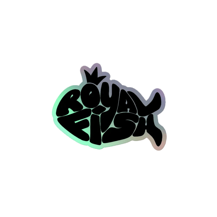 Royal Fish Holographic Logo Sticker product image (2)