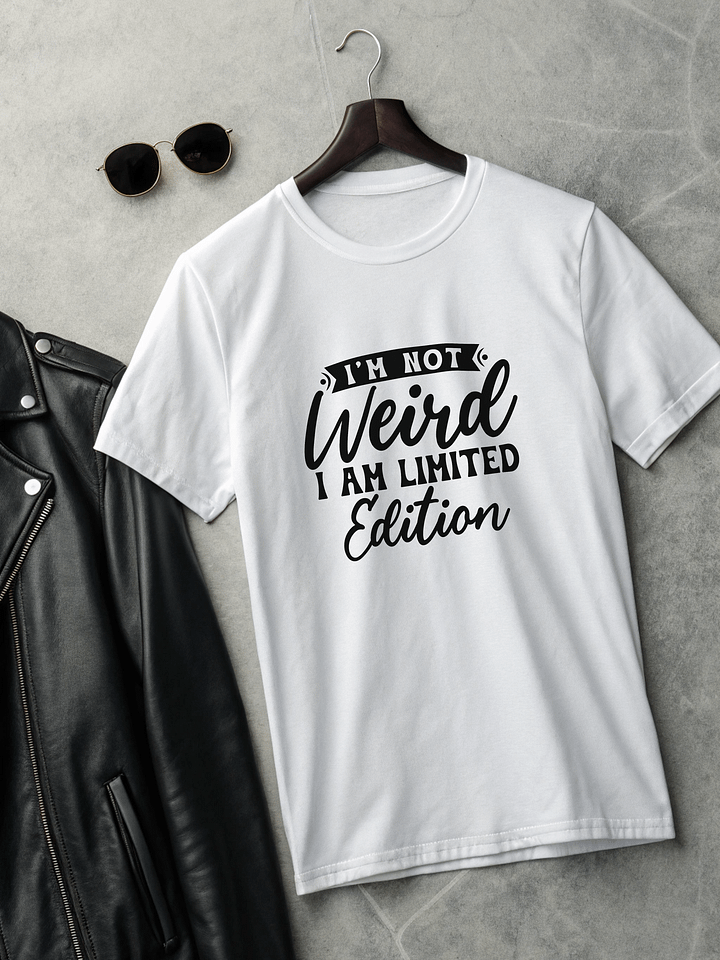 I'm Not Weird I Am Limited Edition Women White T-Shirt product image (2)