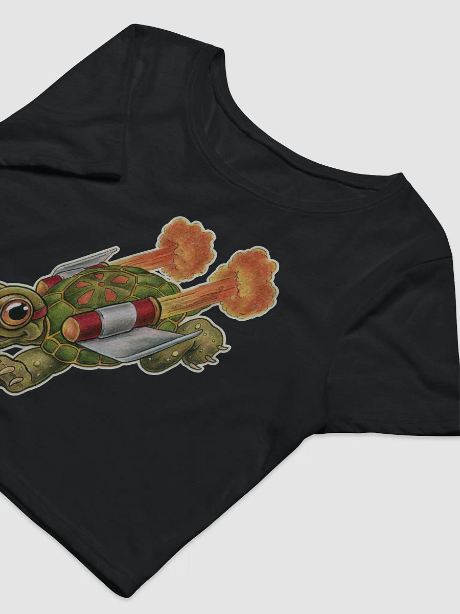 Jetpack Tortoise - SharpTattoos @ Strega Rose Tattoo Arts Crop Tee product image (5)