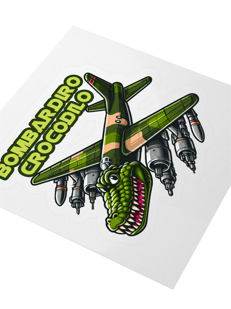 Bombardiro Crocodilo – Brainrot Cartoon Sticker product image (8)
