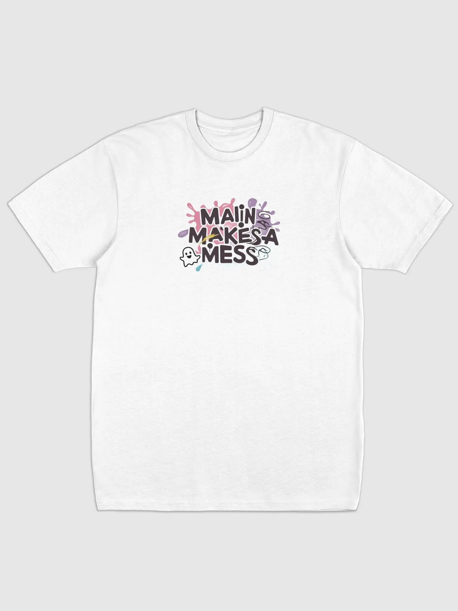 Malinmakesamess - T-shirt (printed ghostlogo) product image (1)