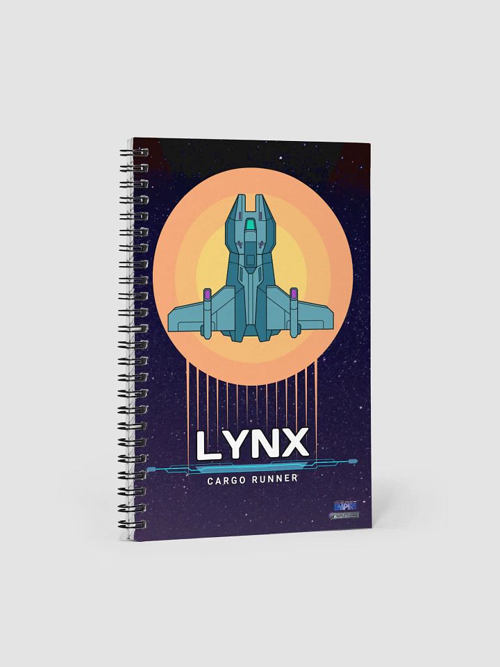 Lynx Cargo Runner Starship | Spiral Notebook product image (1)