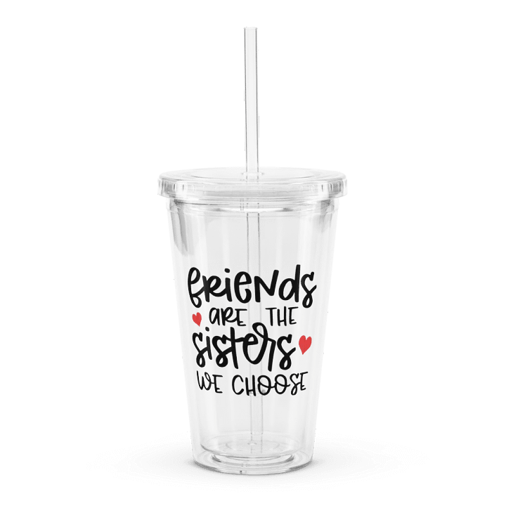 'Friends Are The Sisters We Choose' Tumbler product image (1)