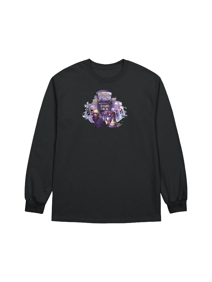 Ultra Cotton Long Sleeve Tee (Purple Dreams Design) product image (1)