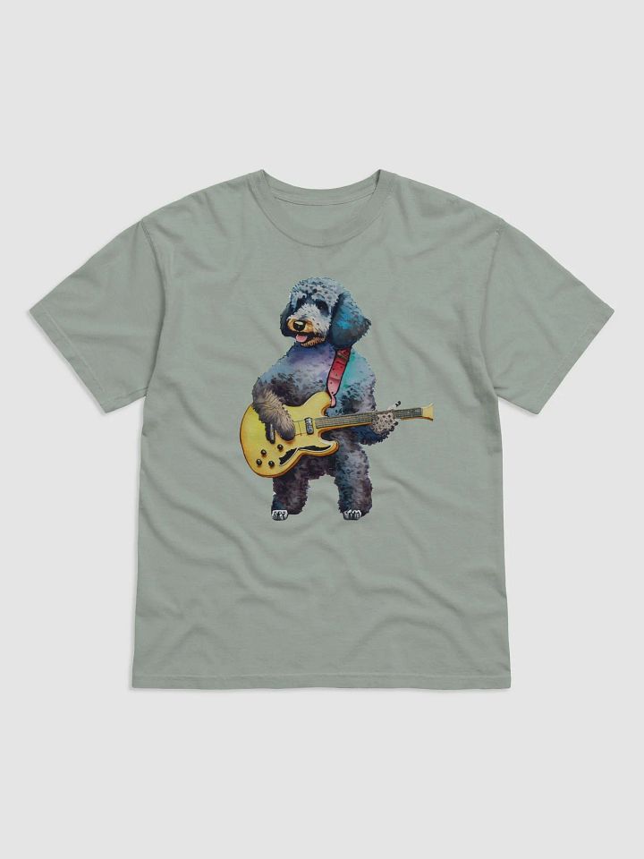 Groove with This Canine Maestro: Labradoodle Electric Guitar Tee product image (11)