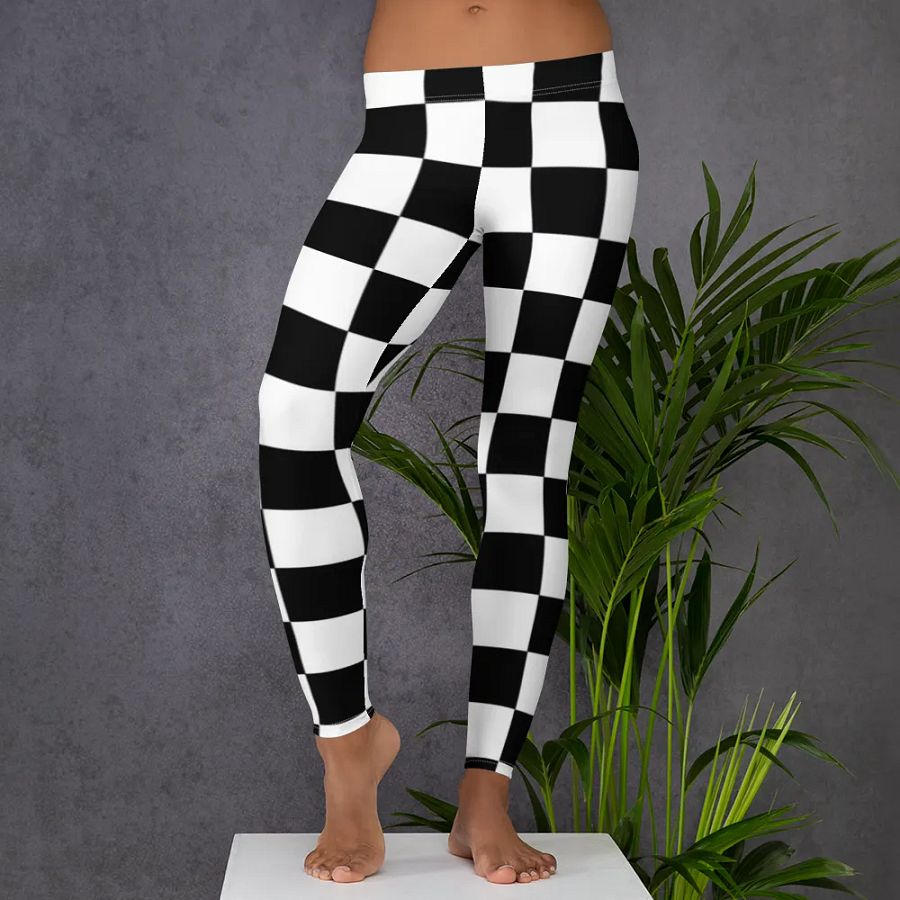 Checkerboard Chic All-Over Leggings product image (5)