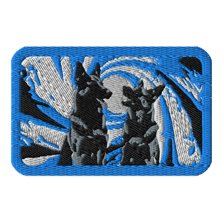 Vortex Duo German Shepherd Embroidered Patches product image (1)