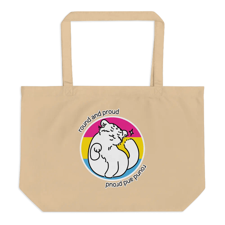Round and Proud Manul Pansexual Version - Tote Bag product image (1)
