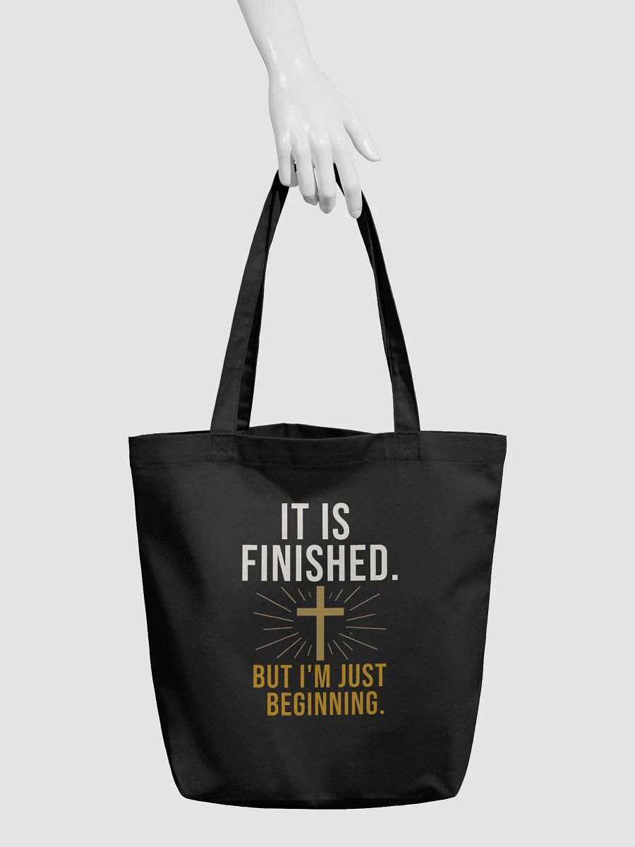 It Is Finished – Faith-Fueled Tote Bag product image (3)