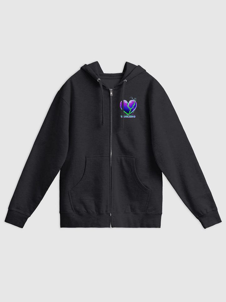TZCrazyHeart Zip front hoodie product image (1)