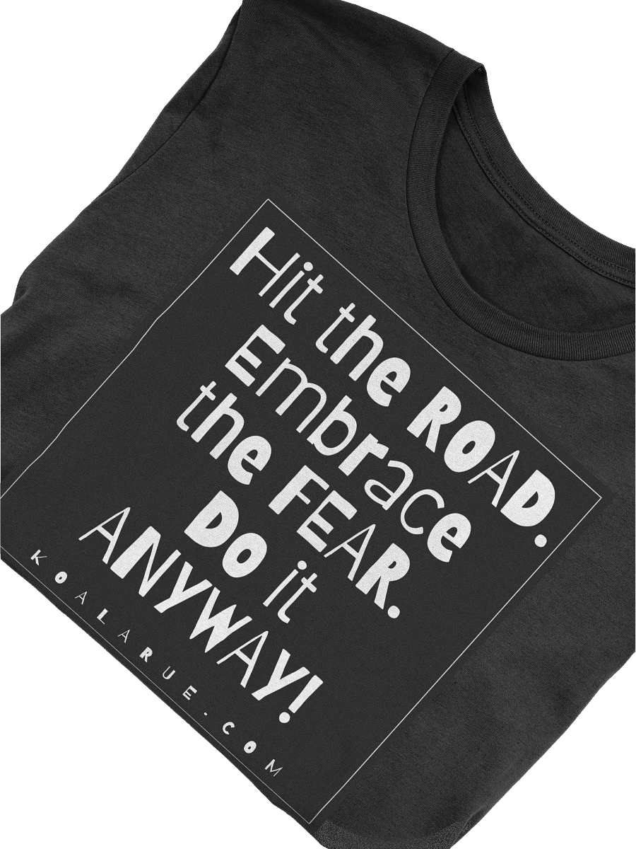 EMBRACE THE FEAR • BLACK T-SHIRT product image (5)