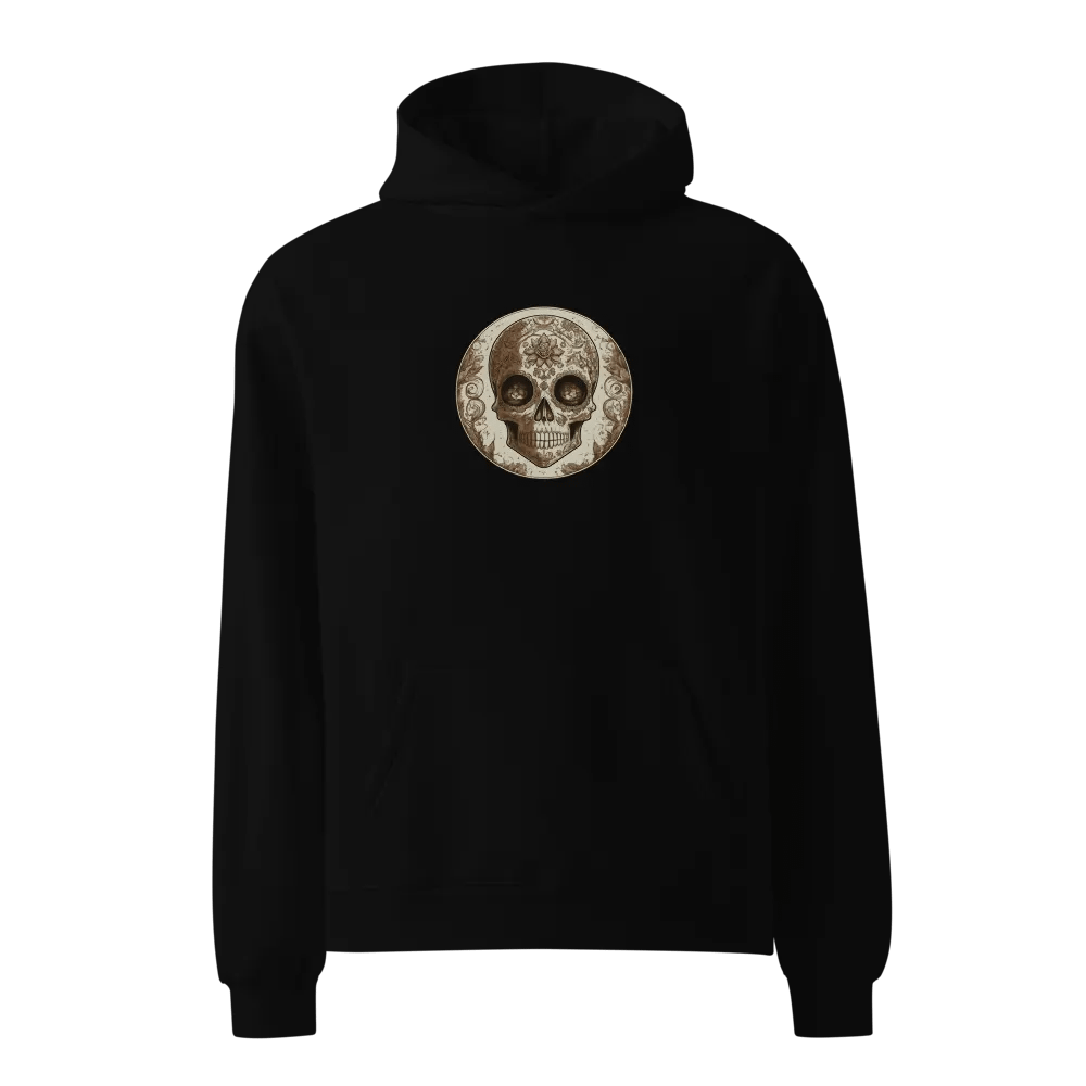 Ornate Skull Art Oversized Hoodie product image (2)