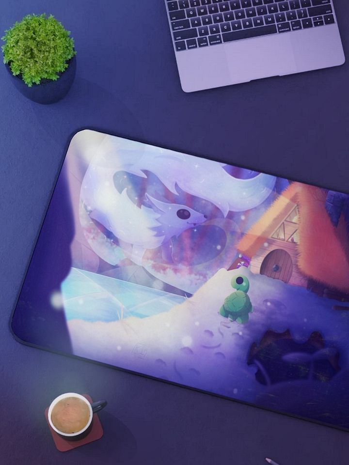 Tapis de souris " Le souffle enchanté " 38 x 78 cm product image (2)