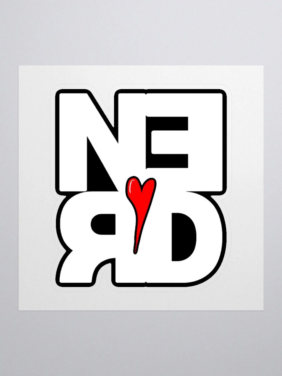 Nerd Heart Sticker product image (1)