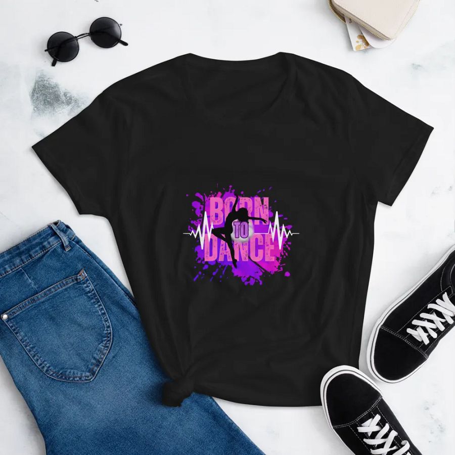 Born to Dance Her Silhouette Anthem Tee product image (13)