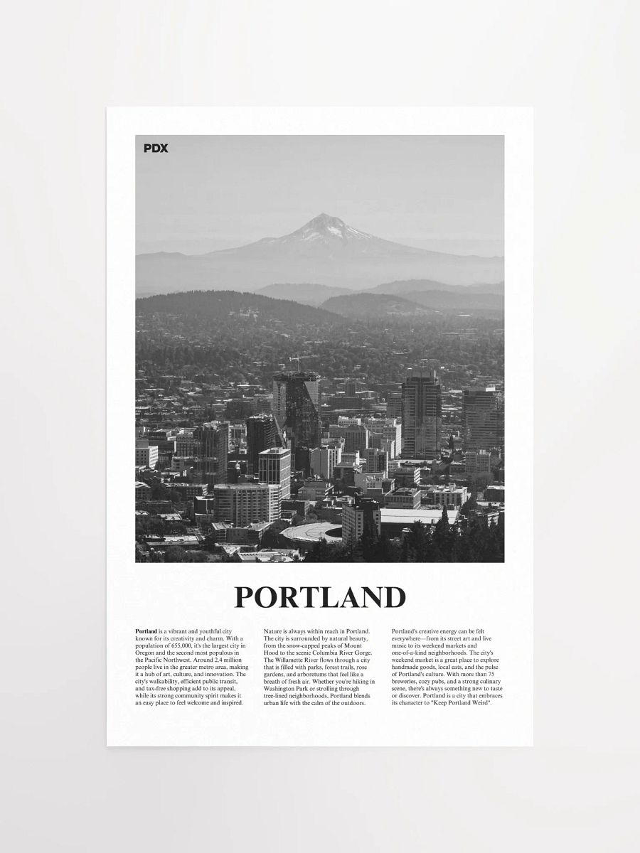 Portland 02 Newspaper Poster product image (11)