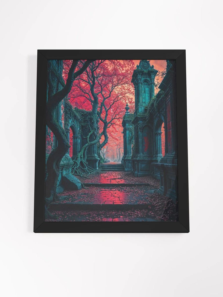 Crimson Ruins Framed Print product image (21)