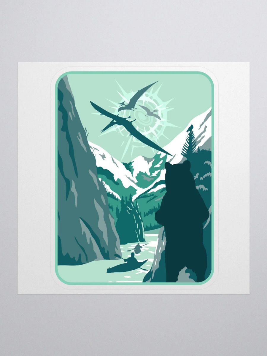 Canyon Time Slip Kiss Cut Stickers product image (2)